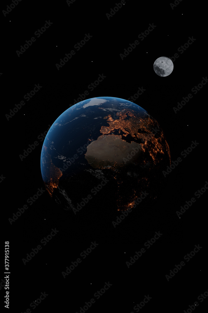 planet eart wallpaper. 3D illustration planet eart wallpaper. 3D illustration