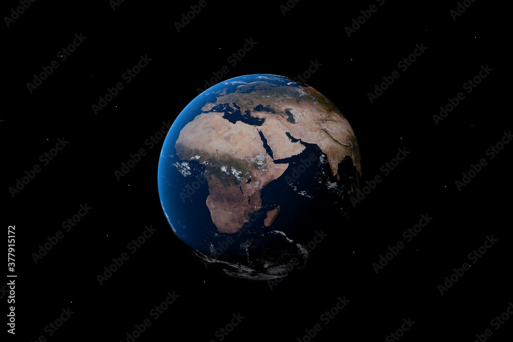 Obraz premium planet eart wallpaper. 3D illustration