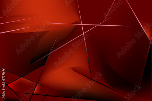 intersection of lines. abstract geometric pattern in dark red colors
