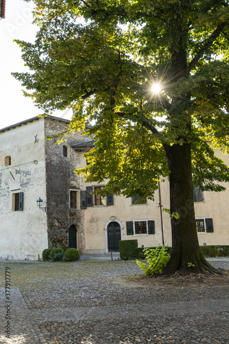 The medieval village of Strassoldo photo