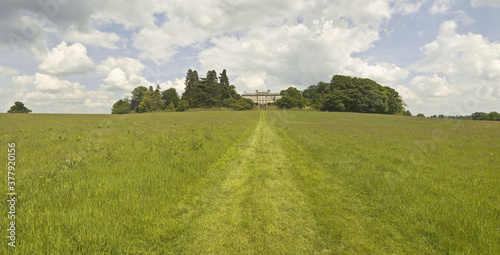 Ragley Hall is a stately home, located south of Alcester, Warwickshire, eight miles west of Stratford-upon-Avon. It is the ancestral seat of the Marquess of Hertford. photo