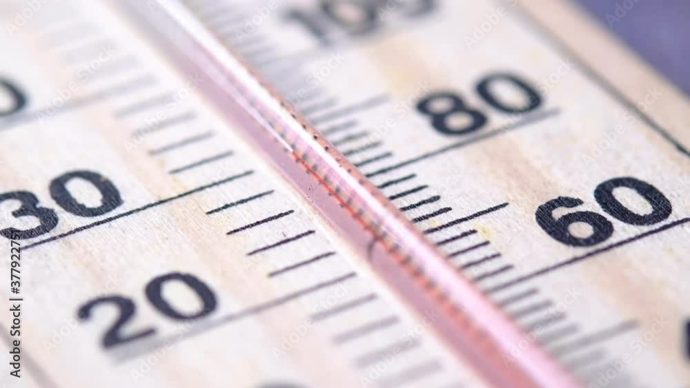 Close up of Temperature measurement tools on table. Close up of Temperature measurement tools on table.