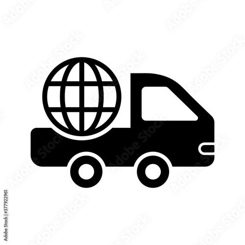 Worldwide delivery icon