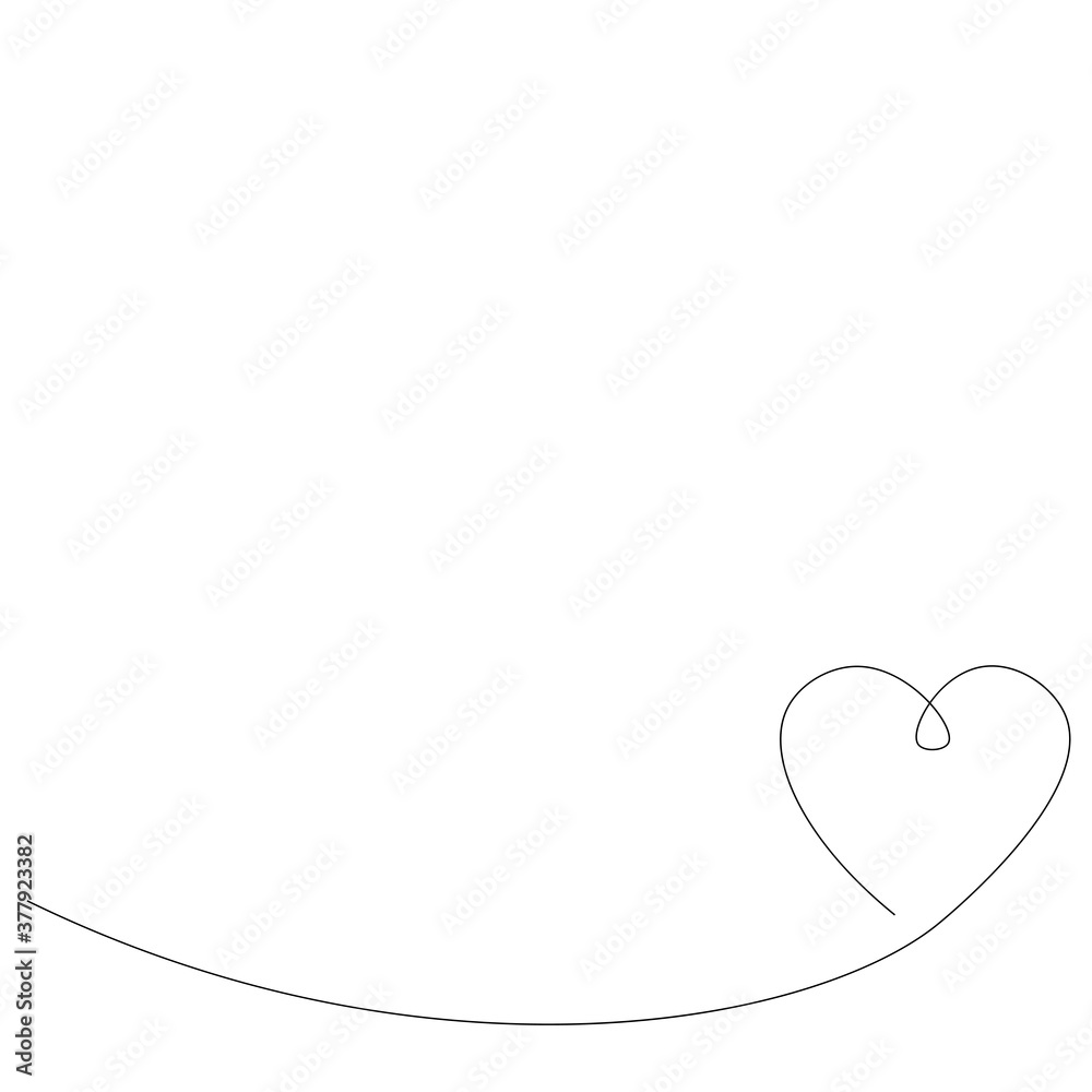 Heart love background vector illustration