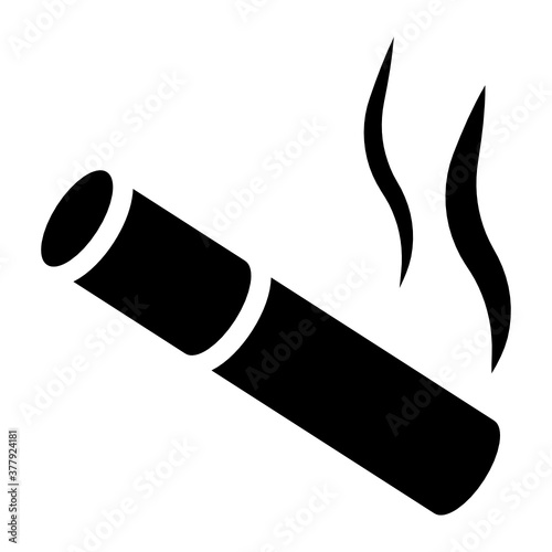 
Smoking substance, vector style of cigarette 
