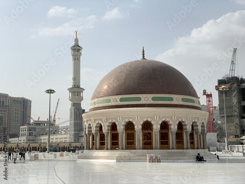 Masjid Al Haram Dome from the Top Floor. Makkah, Kaabah, Saudi Arabia, Mecca, Hajj and Umrah