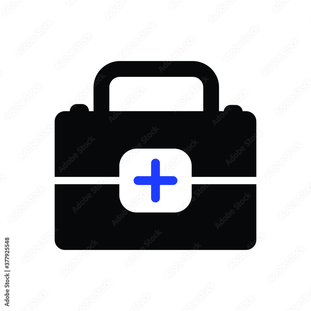 First Aid Kit Symbol and Medical Services Icon First Aid Kit Symbol and Medical Services Icon