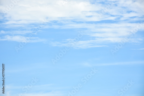 blue sky with clouds