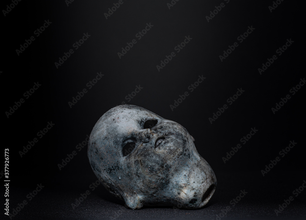 Creepy porcelain doll head found in burned down house Creepy porcelain doll head found in burned down house