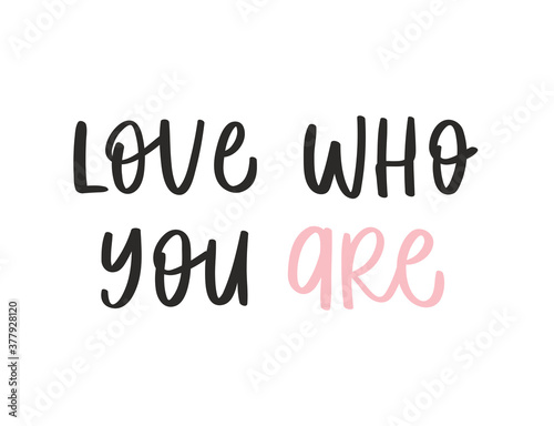 Calligraphy handwritten quote. Motivation lettering. Feminist slogan, phrase or inscription. Modern illustration for t-shirt, sweatshirt, print, card, poster, apparel design