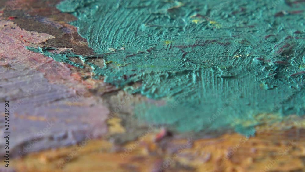 Dried up purple,red and blue oil paints Dried up purple,red and blue oil paints