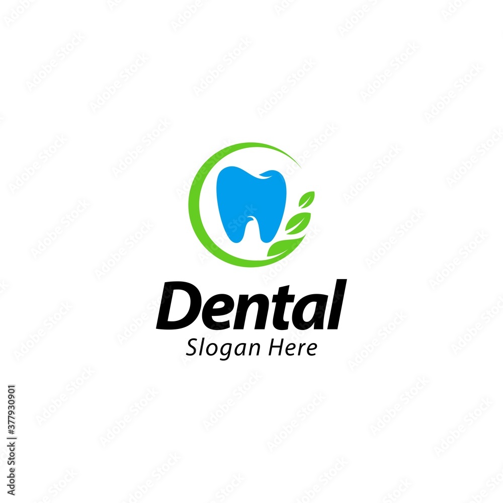 ECO DENTAL CARE LOGO TEMPLATE DESIGN