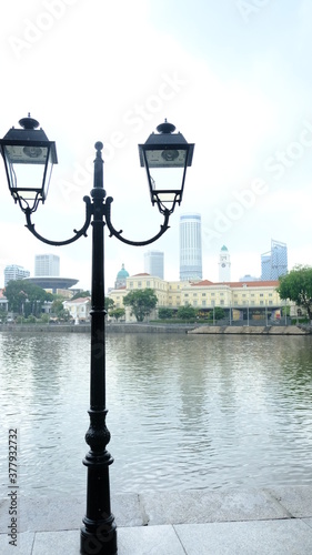 A ramp in the Singapore river side