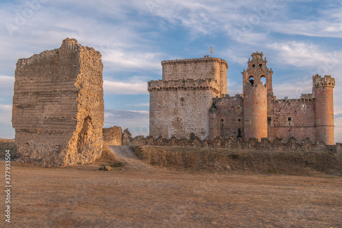 The famous castle of Turegano in the province of Segovia (Spain) photo