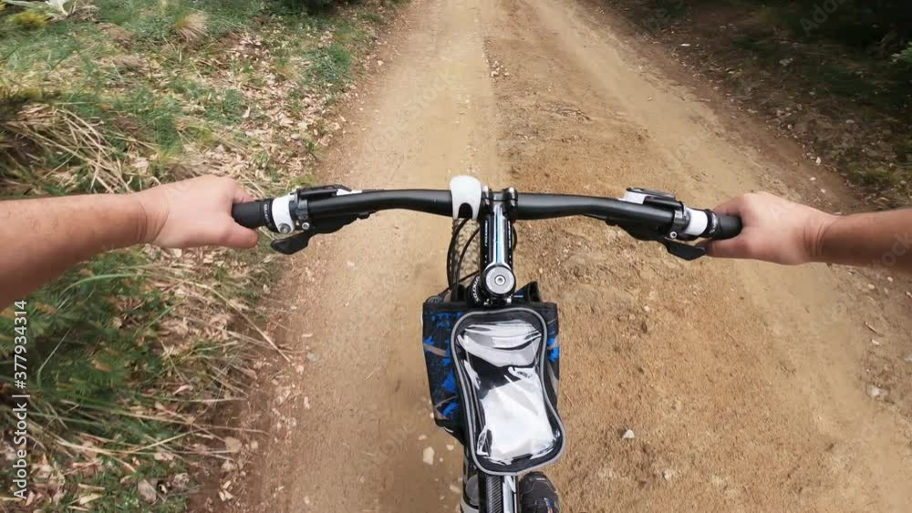 Mountain bike downhill sport race Mountain bike downhill sport race