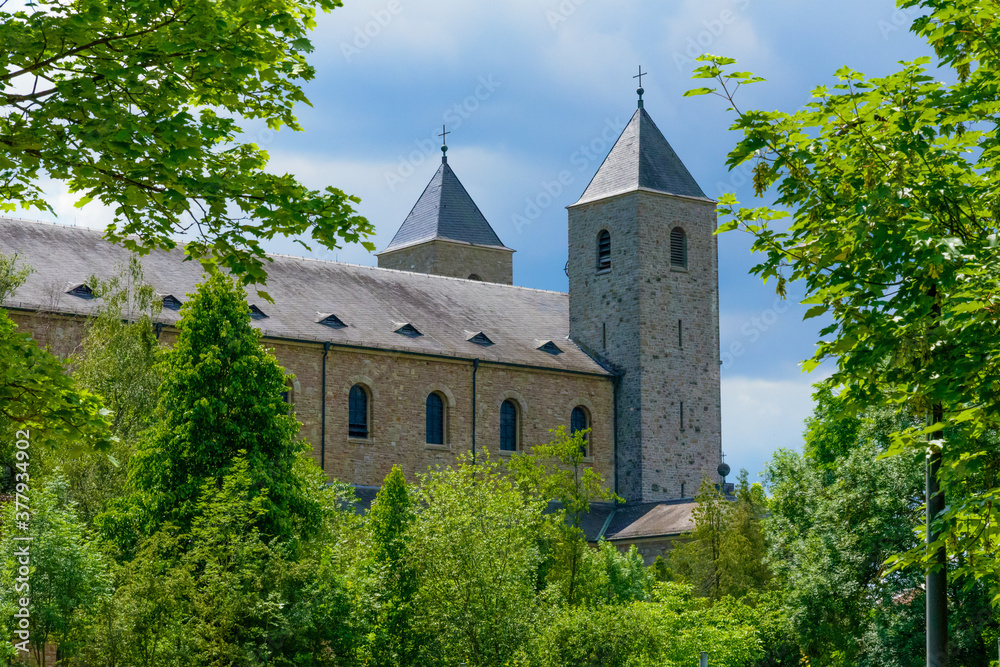 Abtei Münsterschwarzach - Außenansicht
Benediktinerkloster - obrazy, fototapety, plakaty 