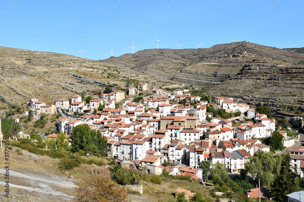 View of the town of Munilla.