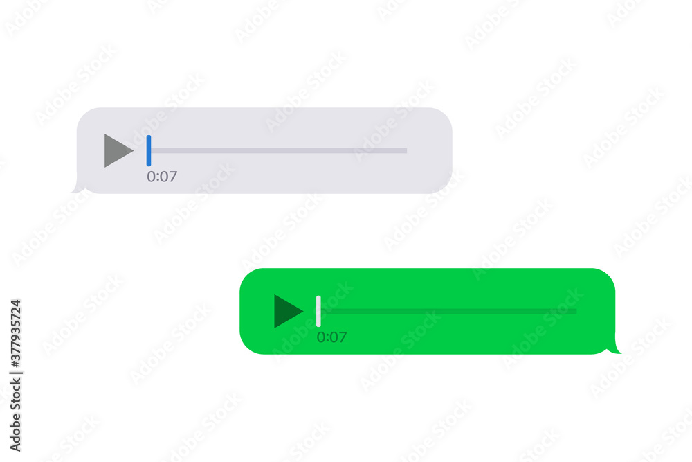 Vector modern sms or voice message icons. Bubble speech set Vector modern sms or voice message icons. Bubble speech set