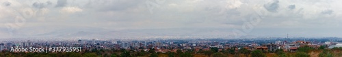 Panoramic landscape of the city of Cochabamba, Bolivia