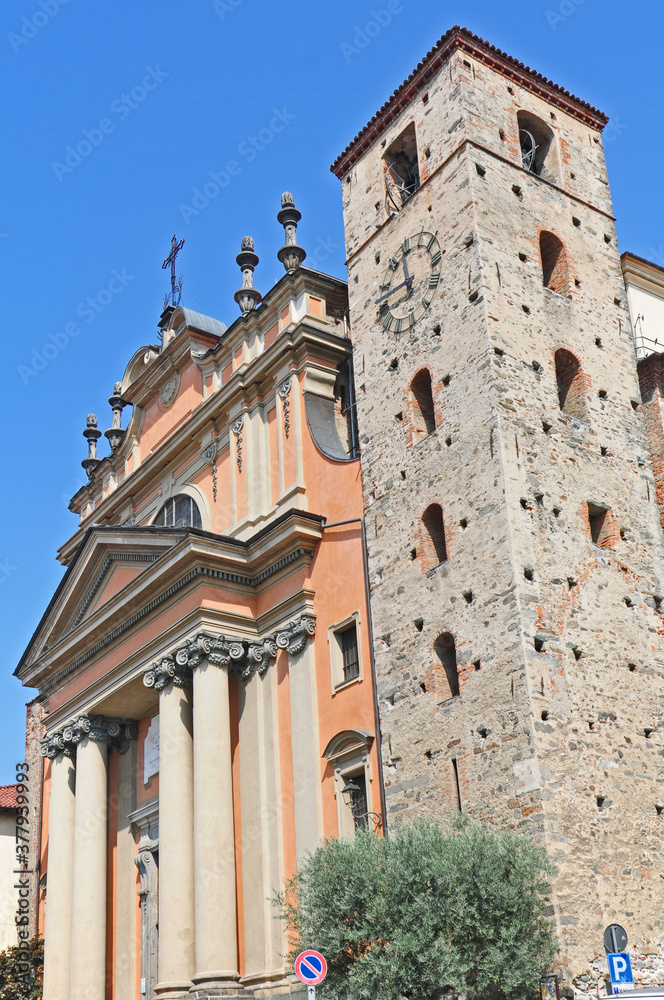 Fototapeta premium Cavaglià, la Parrocchia S. Michele - Biella