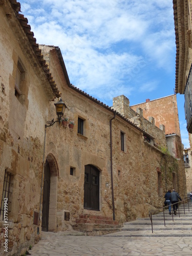 Pals, beautiful medieval village in Costa Brava. Girona. Catalonia,Spain © VEOy.com