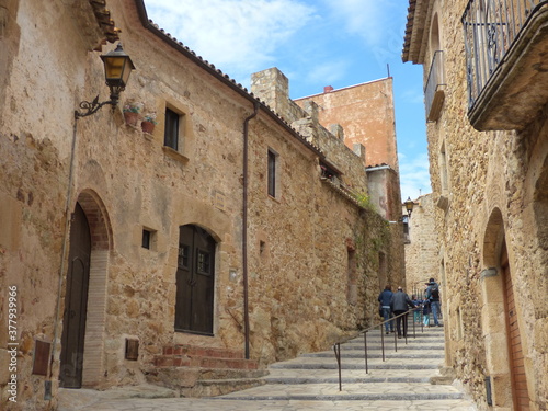 Pals, beautiful medieval village in Costa Brava. Girona. Catalonia,Spain