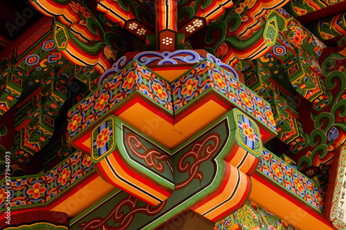 Ornate Korean Temple