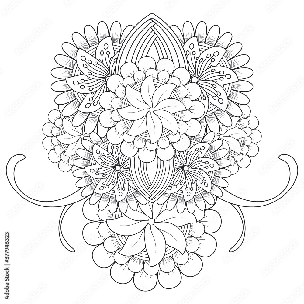 beautiful floral flower in line style for art projects. It is also useful for social media post, printing need, pillow, pattern ideas and so on
beautiful floral flower in line style for art projects. It is also useful for social media post, printing need, pillow, pattern ideas and so on
