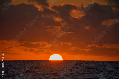 One of the most beautiful sunrises in Miami Beach full of colors  © Silvio