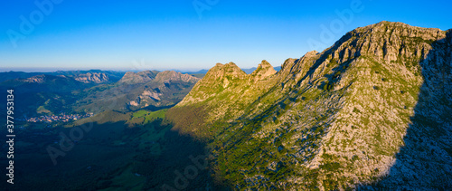 Sierra de Hornijo near Ramales de la Victoria in the Autonomous Community of Cantabria. Spain, Europe