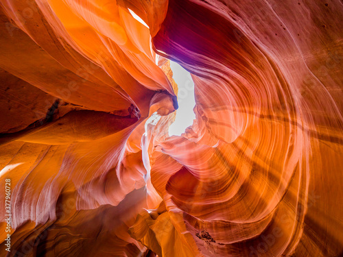 Antelope Canyon is the most photographed slot canyon in the American Southwest. It is located on Navajo land near Page, Arizona