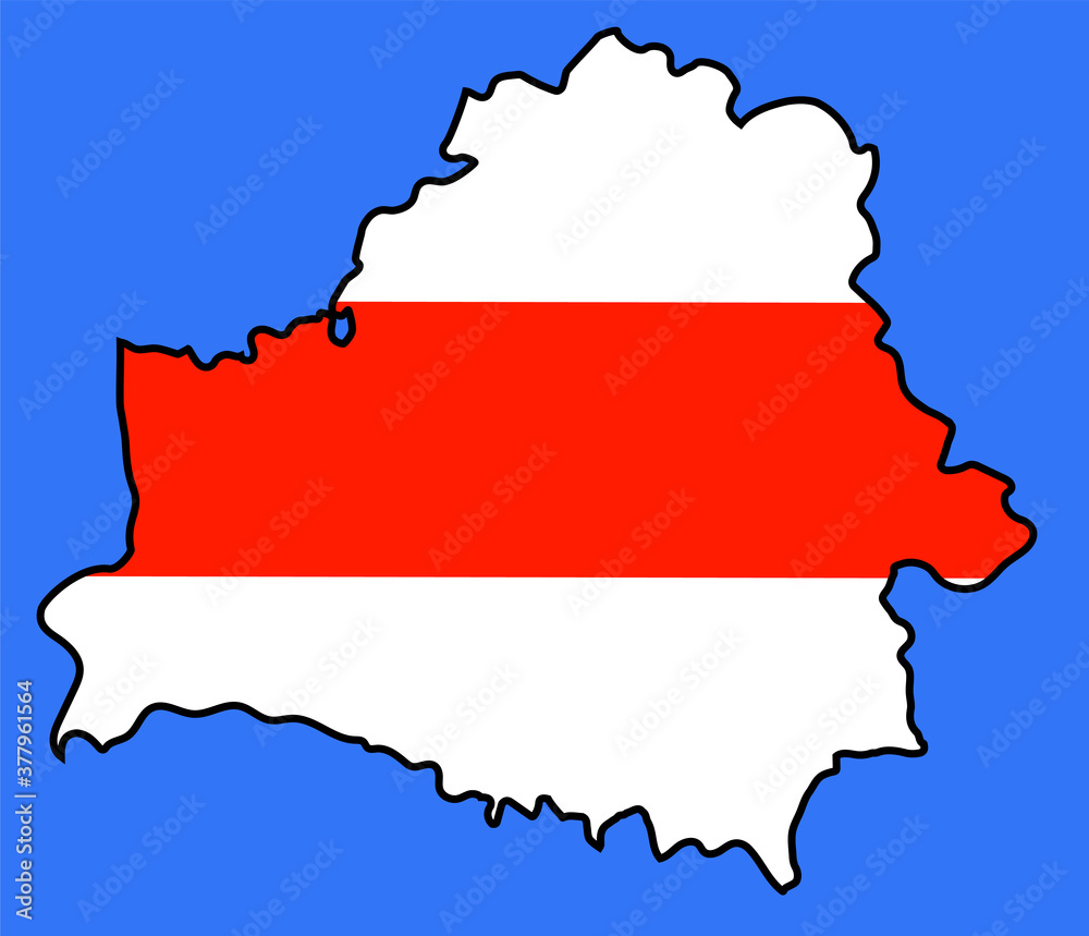 National white red white color on the flag of the symbolism of the Republic of Belarus
National white red white color on the flag of the symbolism of the Republic of Belarus