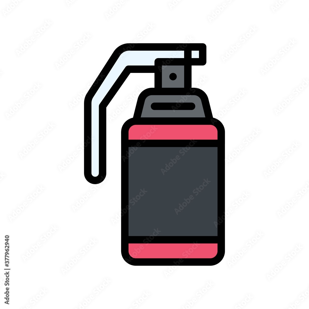 protest related police tear gas cylinder with handle vector with editable stroke protest related police tear gas cylinder with handle vector with editable stroke
