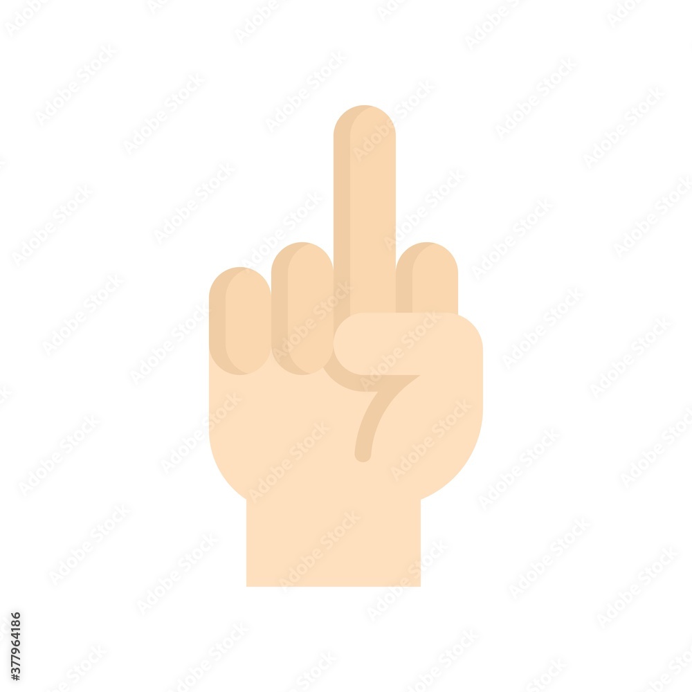 protest related slang hand finger with boy hand vector in flat style, protest related slang hand finger with boy hand vector in flat style,