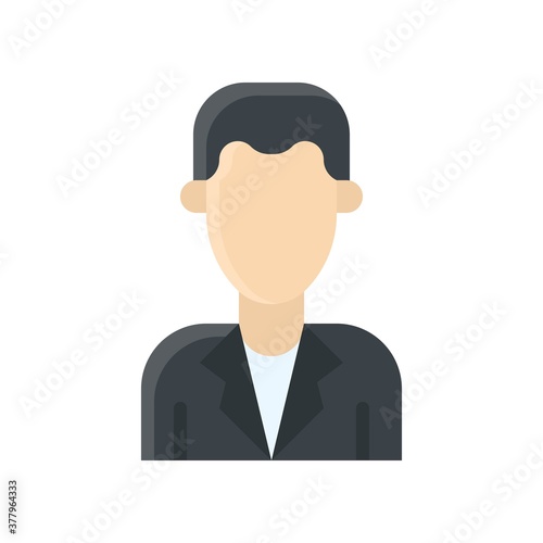 protest related male candidate with dress vector in falt style,