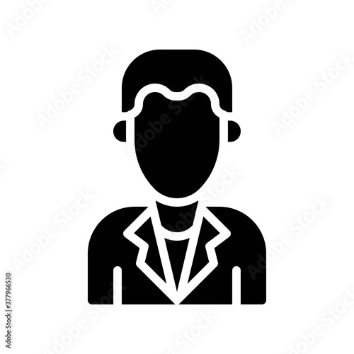protest related male candidate with dress vector in solid design,