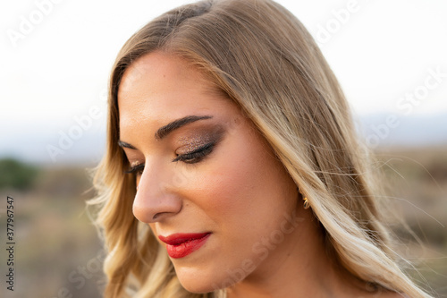 Make-up woman model