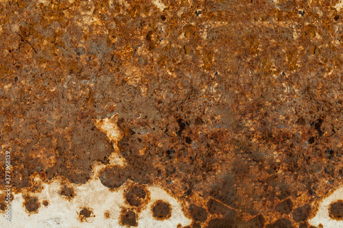 Grunge rusted metal texture, rust and oxidized metal background. Old metal ir...