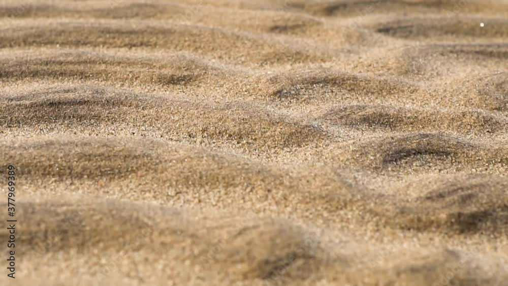 Calm Steady shot of the sand in the beach Calm Steady shot of the sand in the beach