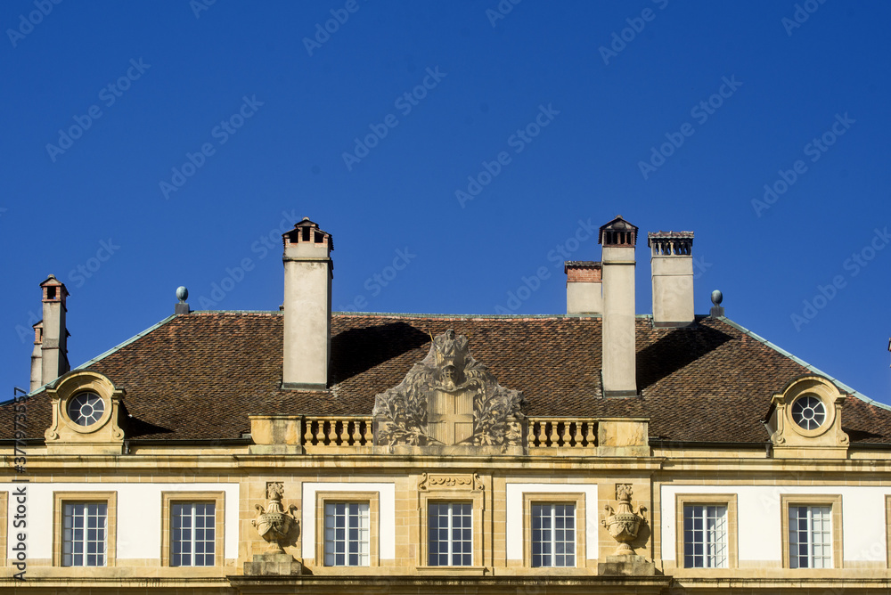 The Palace du Peyrou, large mansion , in Neuchatel, switzerland The Palace du Peyrou, large mansion , in Neuchatel, switzerland