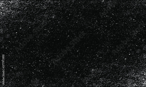 Dark, uneven black and white texture vector. Distressed overlay texture. Grunge background. Abstract textured effect. Vector Illustration. Black isolated on white background. EPS10.