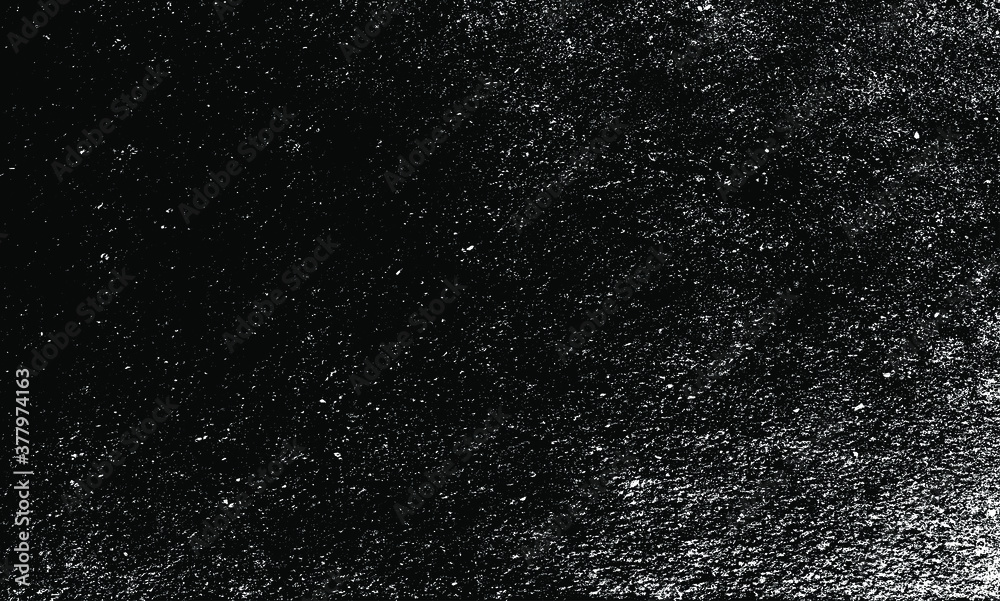 Obraz premium Dark, uneven black and white texture vector. Distressed overlay texture. Grunge background. Abstract textured effect. Vector Illustration. Black isolated on white background. EPS10.
