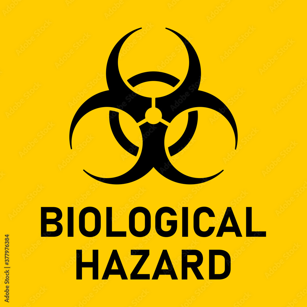 Biological Hazard or Biohazard Sign. Vector Image. Biological Hazard or Biohazard Sign. Vector Image.