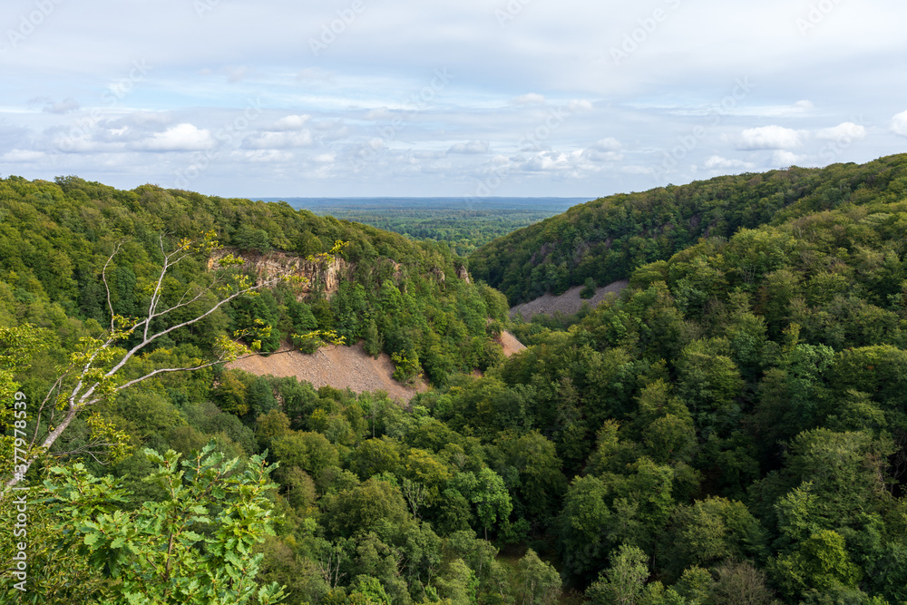 Kopparhatten viewpoint at Soderasen National park is Scania's highest point at 212 m (696 ft) above sea level.
