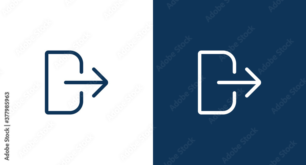 Web login exit icon for web and mobile Web login exit icon for web and mobile