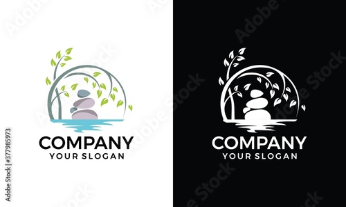Vector sign spa. Beauty farm