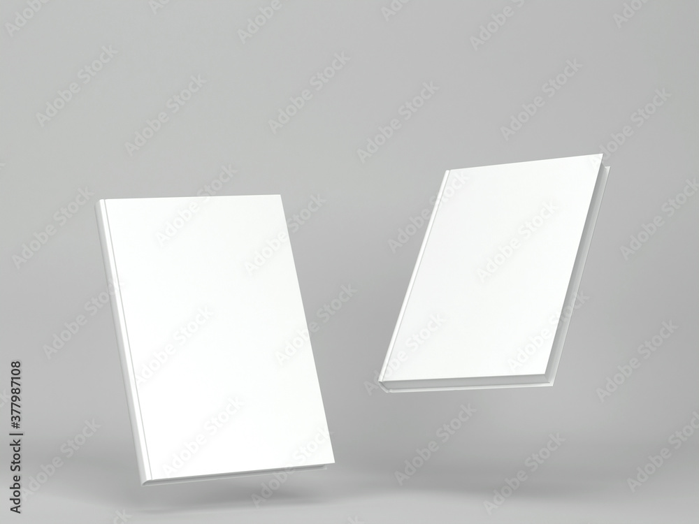 Blank book cover mockup Blank book cover mockup