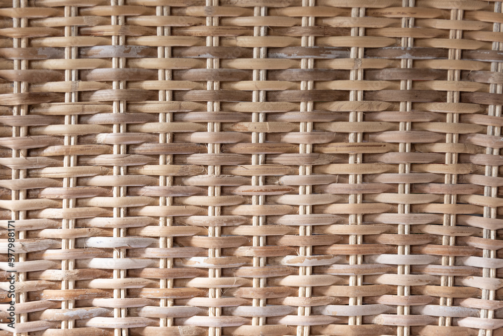 Vertical woven rattan background Vertical woven rattan background