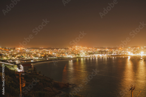 Arraial do Cabo and Praia dos Anjos at Night