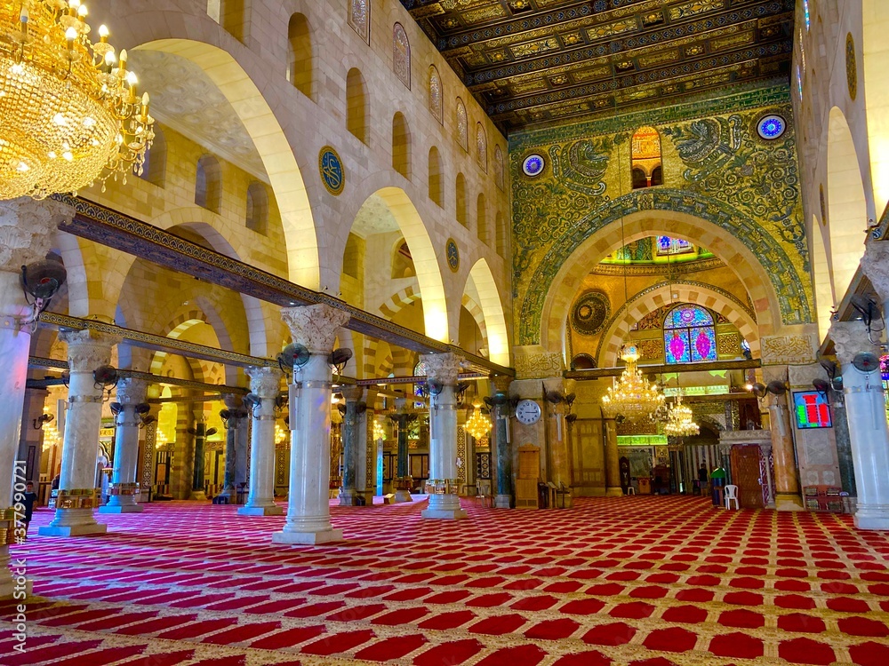 palace in the alaqsa mosque in jerusalem